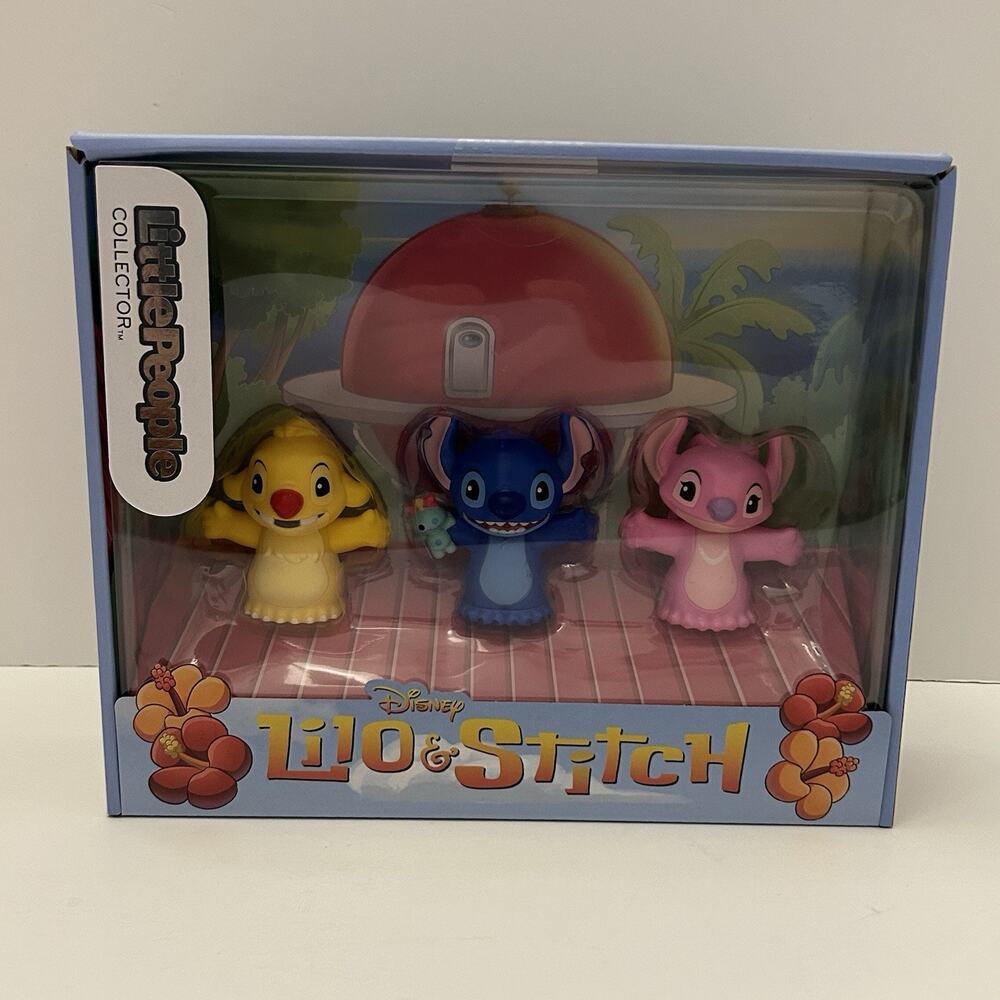 Fisher Price Little People Stitch And Cousins Collector Set Disney NEW